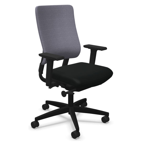 Fauteuil bureau ergonomique maille – Tech Ergohuman – 5D – gris 24/24 – Image 6