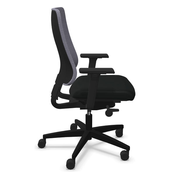 Fauteuil bureau ergonomique maille – Tech Ergohuman – 5D – gris 24/24 – Image 7