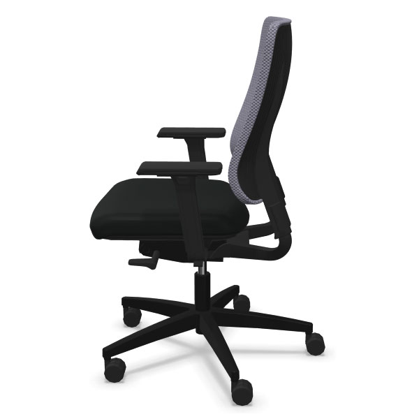 Fauteuil bureau ergonomique maille – Tech Ergohuman – 5D – gris 24/24 – Image 11