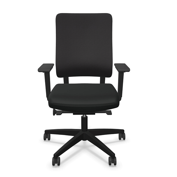 Fauteuil bureau ergonomique maille – Tech Ergohuman – 5D – gris 24/24 – Image 2