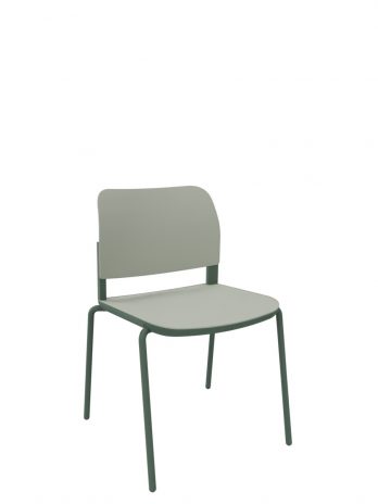 Chaise 4 pieds assise et dossier polypropylène Adio