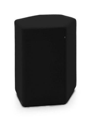 Pouf d'accueil haut design en tissu  BAZALTO-HA