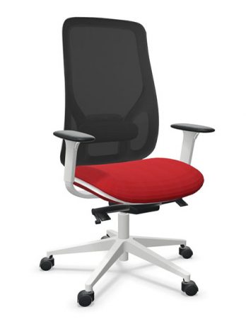 Fauteuil Eman blanc résille