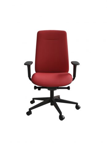 Fauteuil Eman noir tapissé