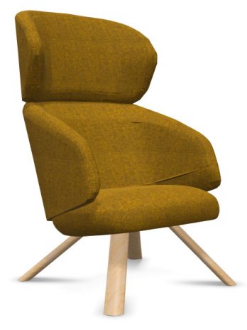 Fauteuil lounge avec têtière Eztia