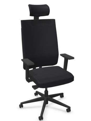 Fauteuil F1 tapissé avec têtière