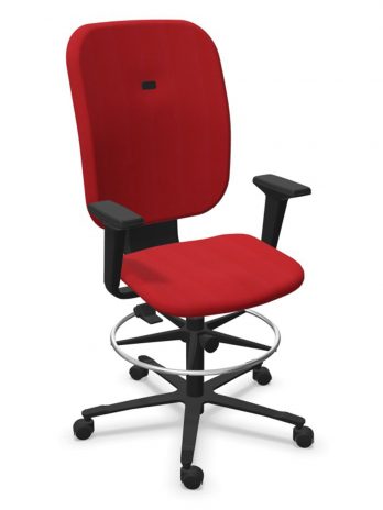 Chaise assis-debout Horra avec dossier tapissé Alaia