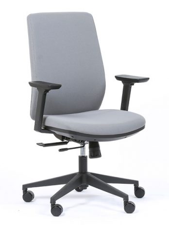 Fauteuil de bureau tapissé Sherman