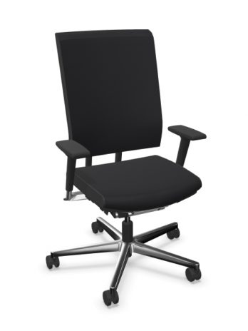 Fauteuil Scope dossier tapissé