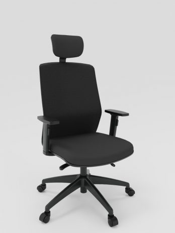 Fauteuil synchrone en tissu Scotty