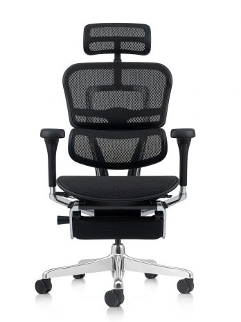 Fauteuil ergonomique avec repose pieds Tech Ergo Human Elite