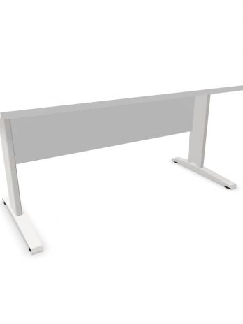 Bureau individuel avec voile de fond Ogi N