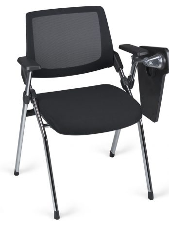 Chaise pliante empilable en acier et plastique NINA