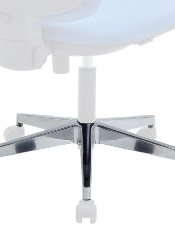 Piétement 5 branches aluminium pour chaise de bureau v.1