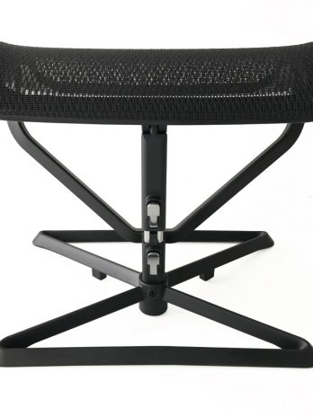 Repose-pieds bureau en résille noir TECH-RP