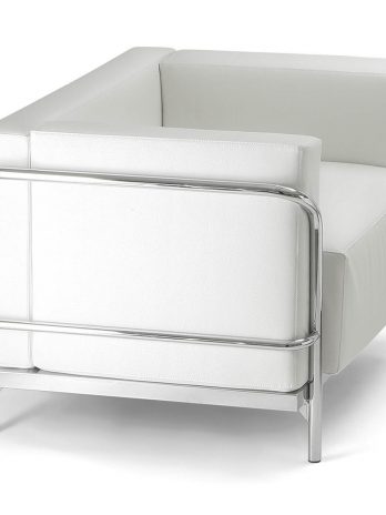 Fauteuil d'accueil cuir Soft