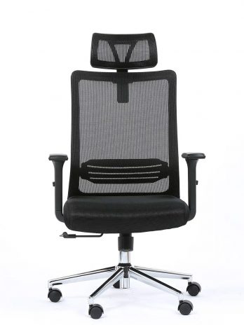 Fauteuil synchrone en maille et tissu Taos